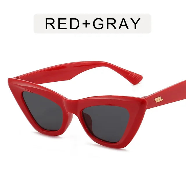 Women's retro square glasses with sunglasses