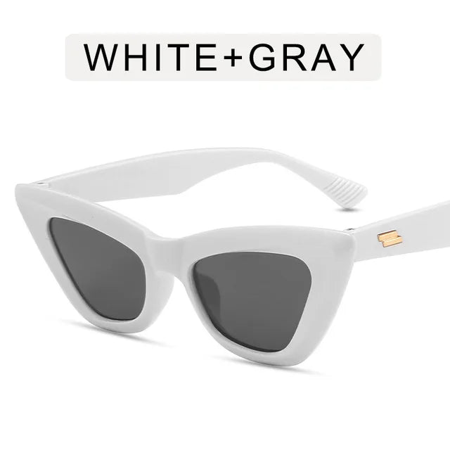 Women's retro square glasses with sunglasses