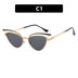 Cat eye hollow sunglasses