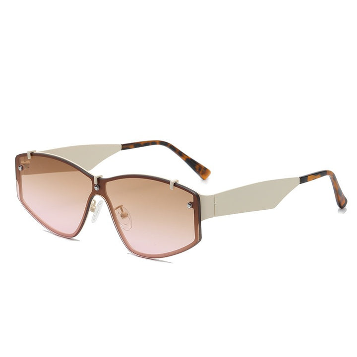 Personality rimless sunglasses