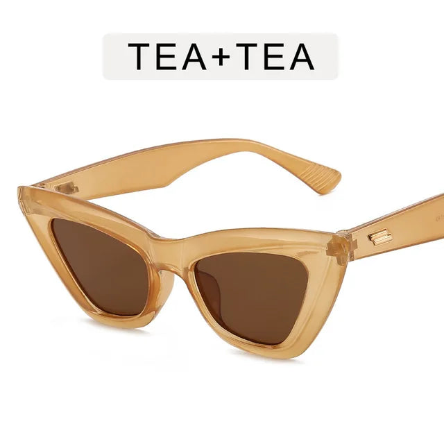 Women's retro square glasses with sunglasses