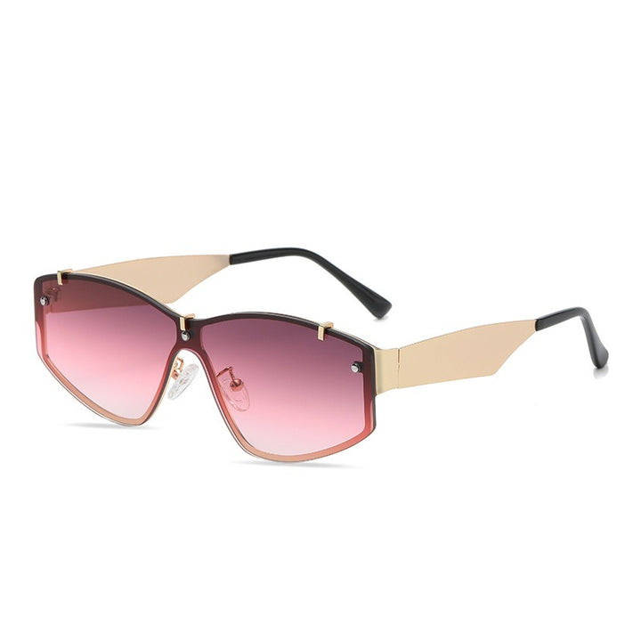 Personality rimless sunglasses