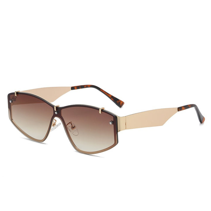 Personality rimless sunglasses