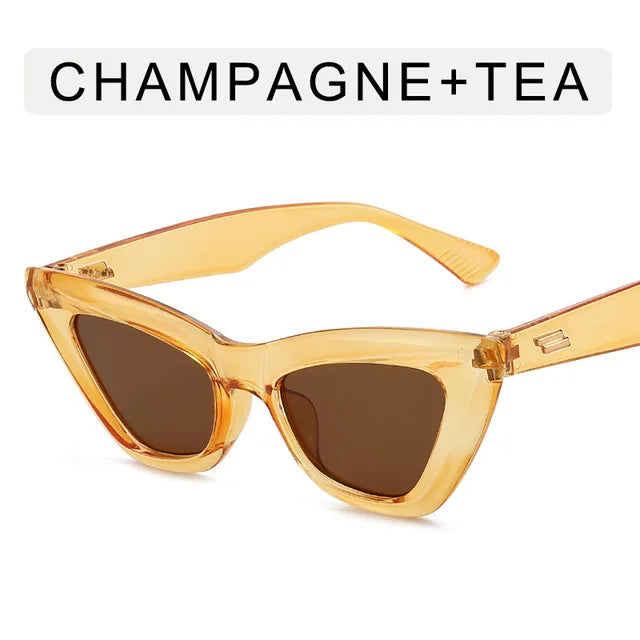 Women's retro square glasses with sunglasses